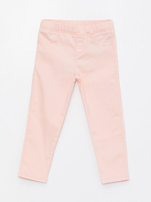 Beli Lastikli Basic K?z Bebek Tayt Pantolon
