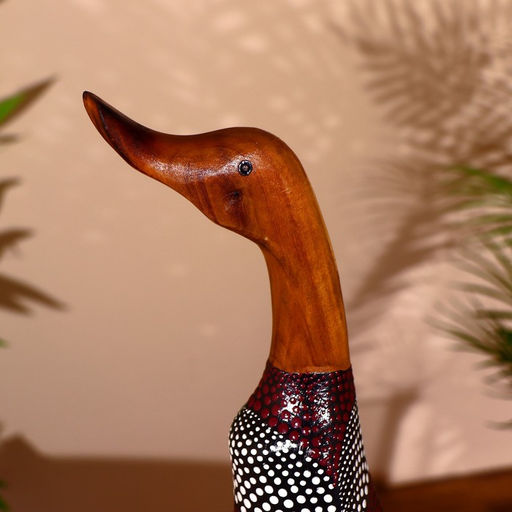 Сувенир «Утка расписная», 45 см, дерево