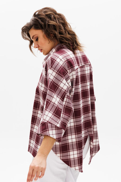 Блуза Michel Chic 788 бордо фото 2