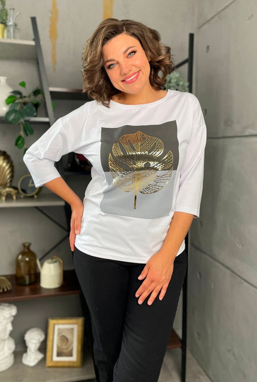 Джемпер Rumoda 2139 белый  фото 3