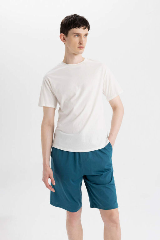 Regular Fit Cepli Sort Pijama Alt? - Defacto фото 4