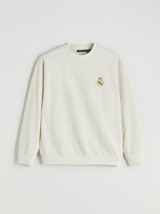 Bisiklet Yaka Erkek Sweatshirt