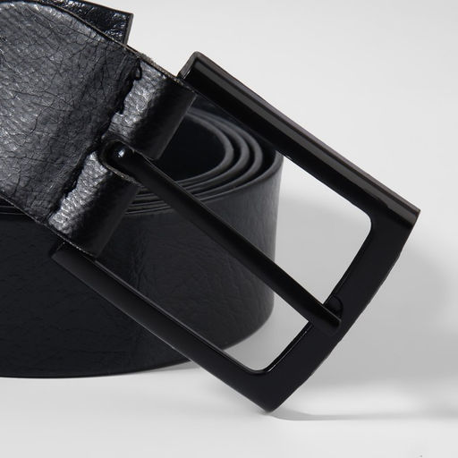 Цена за 2 шт. Пряжка для ремня, 5.3×4.5 см, 35 мм, цвет чёрный