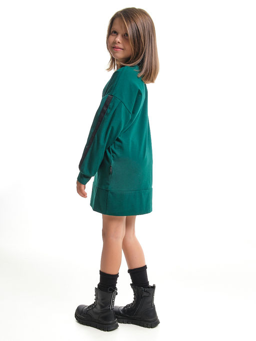 Платье миди стильное для праздников и утренников UD 8054 т.зеленый - Mini maxi фото 4