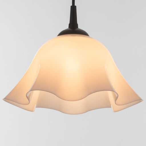 Люстра «Ирис» 1×15 Вт Е27 МОДЕЛЬ: BR=00260 черный/белый 28×28×14 см