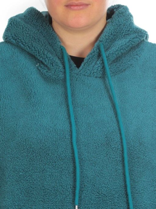 110 TURQUOISE Худи женское Тедди на флисе