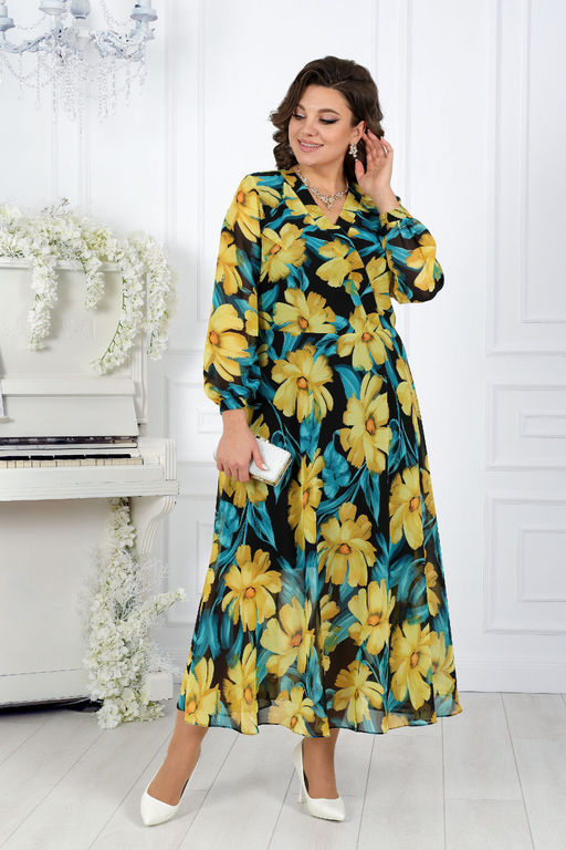 Платье Ninele 7431-Р темно-синий - Mira fashion фото 111