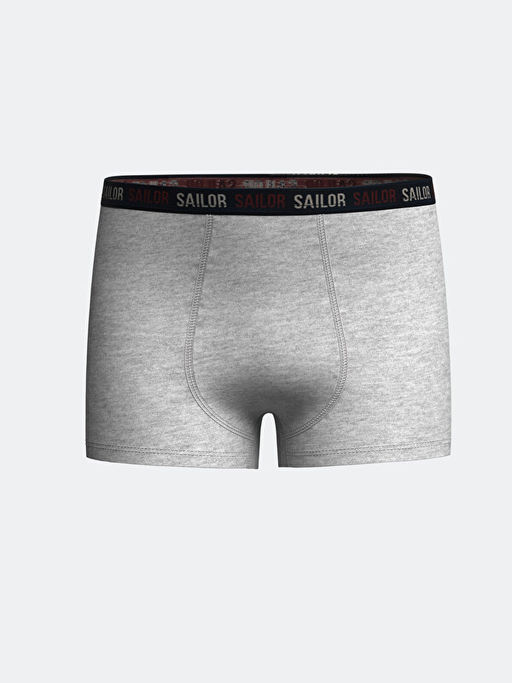 Bask?l? Erkek ?ocuk Boxer 3l? - Waikiki фото 3