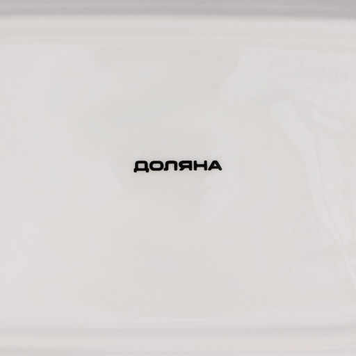 Блюдо сервировочное Доляна «Дракоша», 23×14×3 см, белое