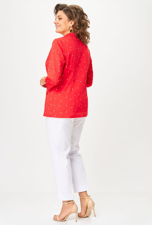 Костюм БелЭльСтиль 412/586-Р красный+белый фото 6