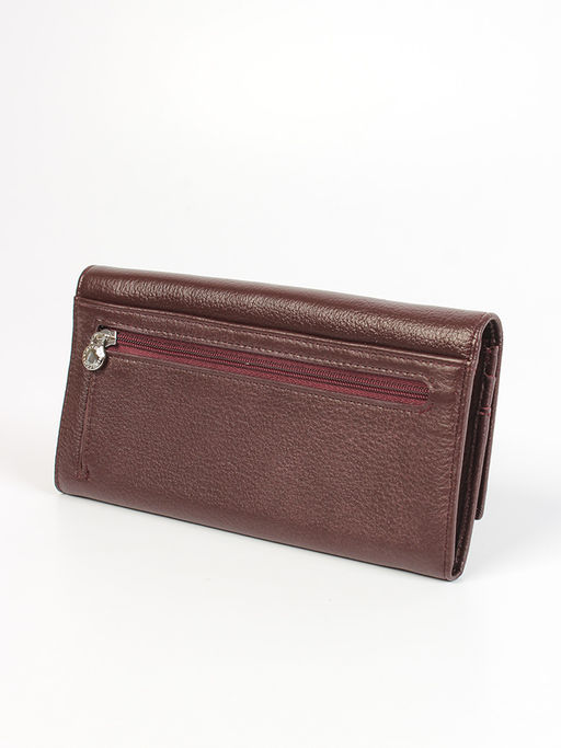 LACCOMA кошелек LA-1081-темно-бордовый натуральная кожа  фото 2