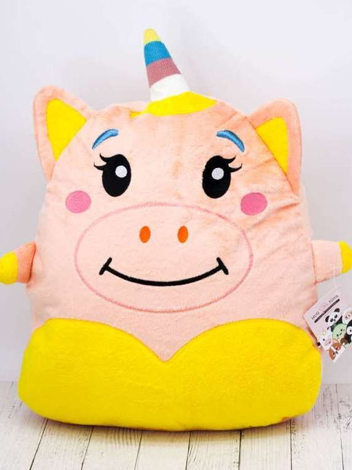 Мягкая игрушка Hugme toys Единорог, 40 см, розовый  фото 3
