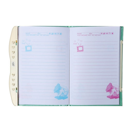 Записная книжка подарочная на замке, А6+, 48 листов, линия Веселые животные, МИКС - Calligrata фото 8