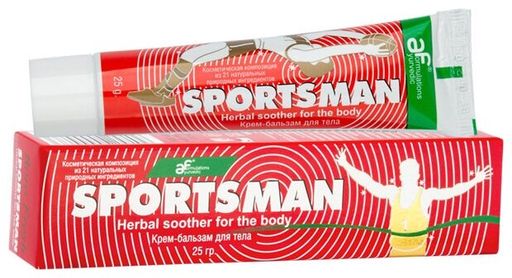 Боро Фреш "Спортсмен" крем-бальзам для тела, 25 г,