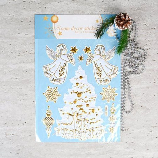 Наклейка новогодняя 38х30 Новый год / 610-284 /уп 12/210/ - Галеонтрейд фото 2