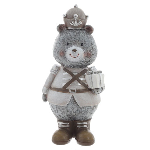 Фигурка декоративная "Медвежонок", L6 W5,5 H13,5 см, 2в.