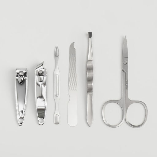 Набор маникюрный NICE DAY, 6 предметов, в футляре, цвет розовый - Queen fair фото 3