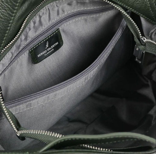 Женская кожаная сумка Sergio Valentini SV-2098 Грин-Н66  фото 4