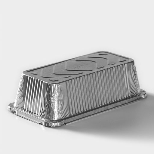 Цена за 100 шт. Форма для выпечки и запекания Доляна, 900 мл, 22116.5 см, фольга, серебристая  фото 4