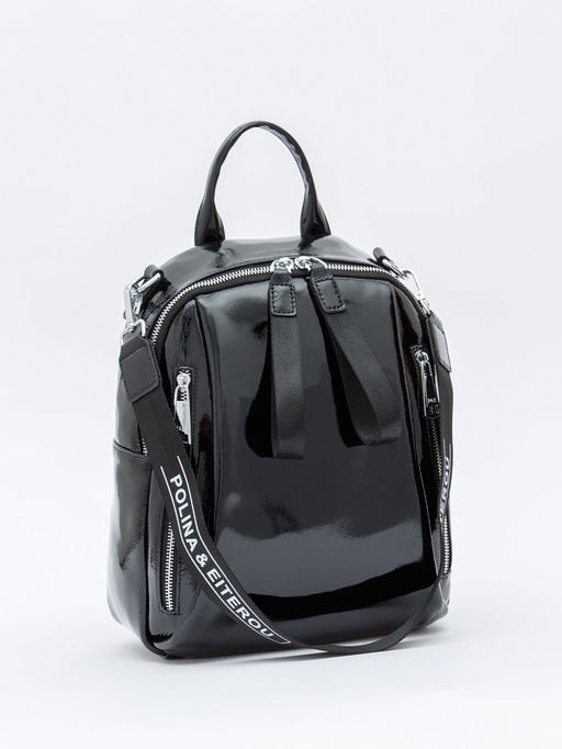 Рюкзак 19031-8 black Polina&Eiterou