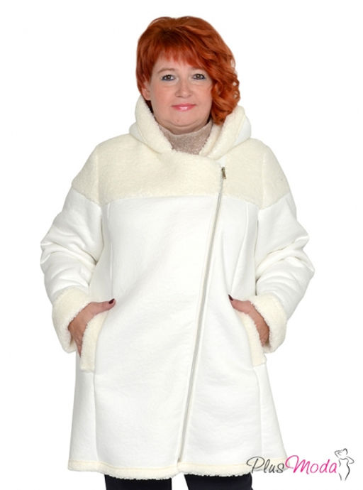 Жакет-дубленка Модель №1384 размеры 44-84 - Plusmoda фото 17