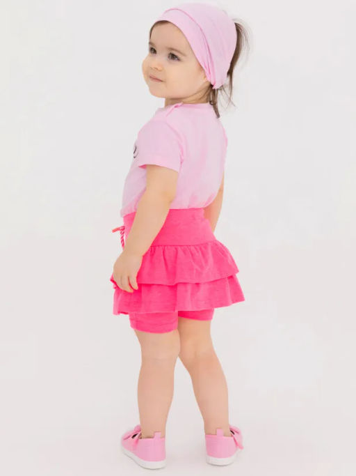 PlayToday / Юбка-шорты детские трикотажные для девочек  фото 2