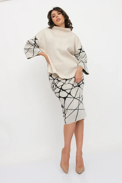 ЗЛАТА Костюм М 3305/молочный