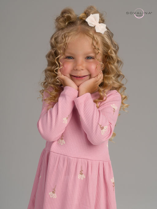 Платье Элла астра на пудре