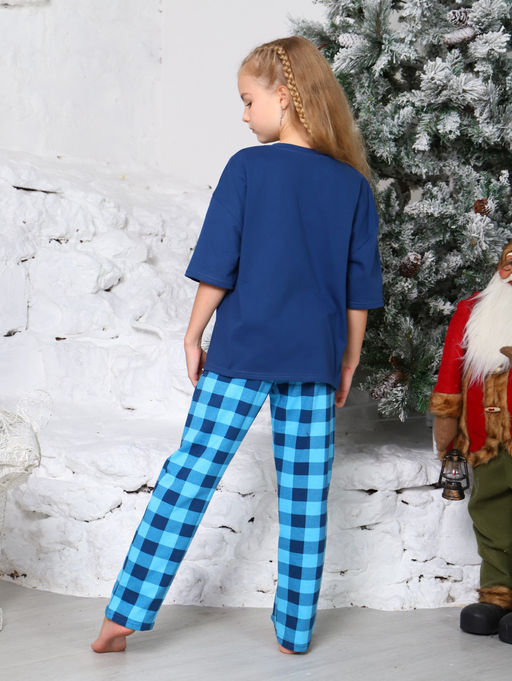 ДК014 Домашний костюм Динго (индиго) - Милаша фото 6