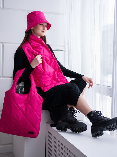 Шарф фуксия - Yollochka фото 4