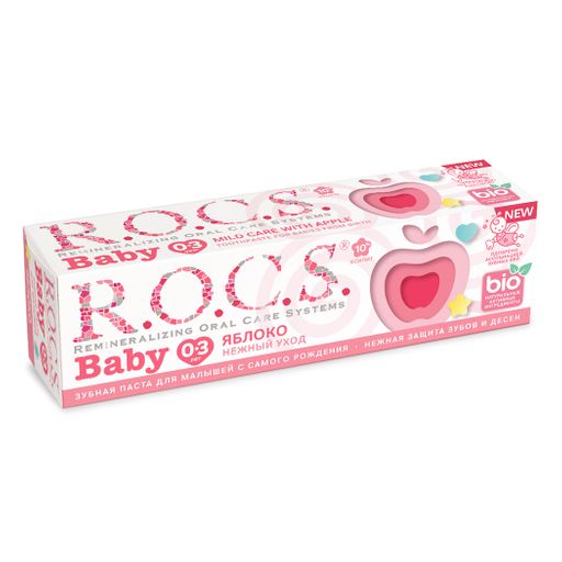 Зубная паста РОКС Baby. Нежный уход. Яблоко 45 гр ROCS/РОКС - R.o.c.s. фото 2