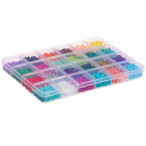 Набор для творчества Создай своё украшение, бисер, 24 вида