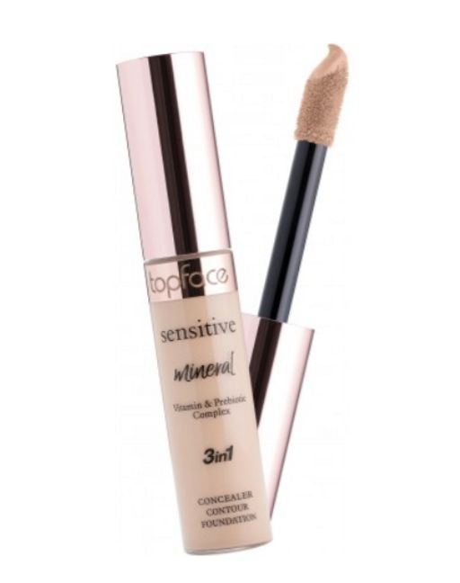Topface Консилер минеральный 3 в 1 "Sensitive Mineral 3in1Concailer" тон 2 PT471 (12мл)