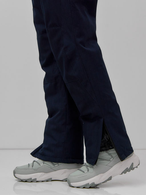 Полукомбинезон утепленный женский большого размера темно-синего цвета 666_1TS - Chunmai фото 6