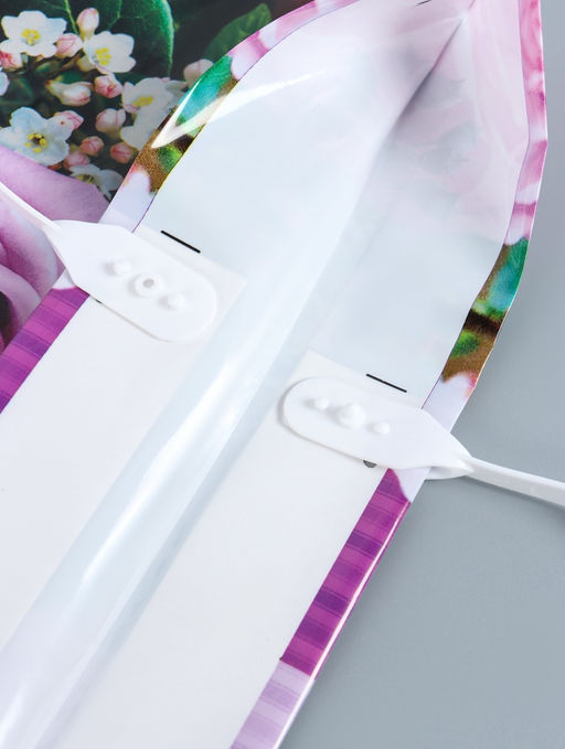 Цена за 10 шт. Пакет «Камилла», полиэтиленовый с пластиковой ручкой, 100 мкм 40×44 см