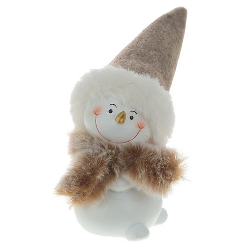 Фигурка декоративная "Снеговик", L5,5 W8 H12 см, 2в.