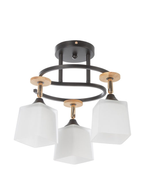 Люстра XA1634B/3, 3×60 Вт, E27, чёрная