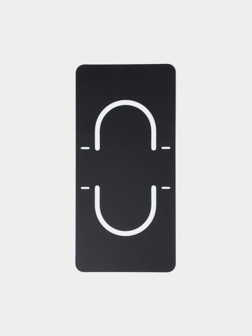 Салфетница складная Доляна Фавела, 10?12 см, чёрная