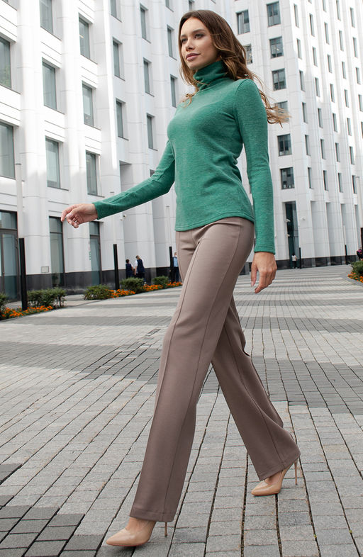 Блузка из трикотажа малахитовый - Donna saggia фото 4