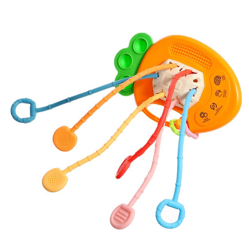 Уценка Развивающая игрушка Морковка-тянучка