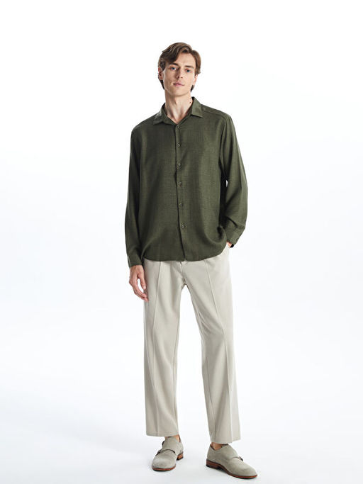 Regular Fit Uzun Kollu Erkek G?mlek