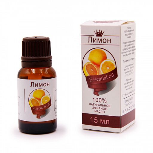 Эфирное масло ЛИМОН Планета Ароматов 15мл Дарит энергию и оптимизм
