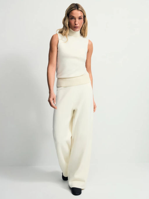 Топ без рукавов с воротником стойкой / Zarina  фото 3