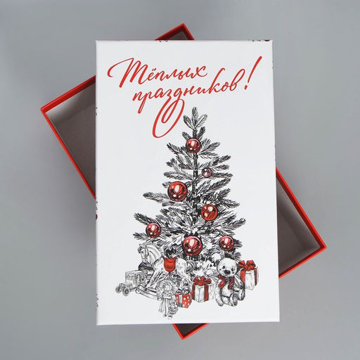 Набор подарочных коробок 5 в 1 Уютного Нового года, 22?14?8.5 ? 32.5?20?12.5 см