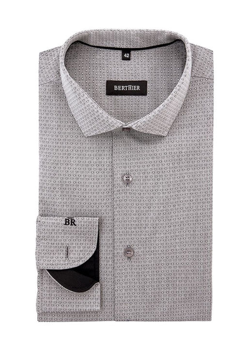 Сорочка мужская длинный рукав BERTHIER GLENN-0425/ Fit-R(0-1)  фото 7