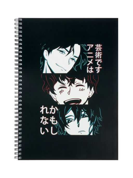 Набор тетрадей Calligrata «Аниме Art.Комикс», А4, 2 штуки, 96 листов, на гребне, обложка из мелованного картона, отделка из тивн-лака