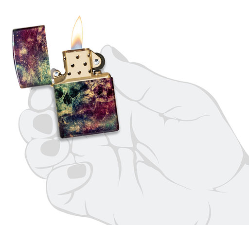 Зажигалка ZIPPO Галактика черепа | Galaxy Skull 46147