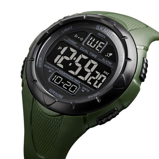 Часы наручные Skmei мужские электронные спортивные 1656green