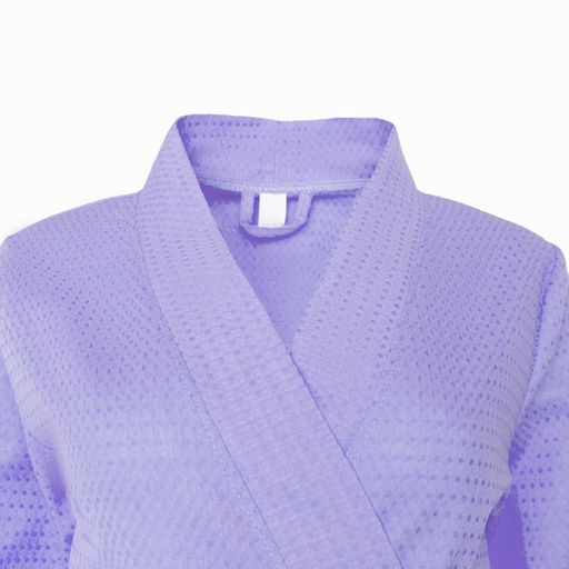 Халат вафельный женский «Экономь и Я» рукав 3/4 цвет сиреневый р. 42-44, хл 100%, 200 г/м²