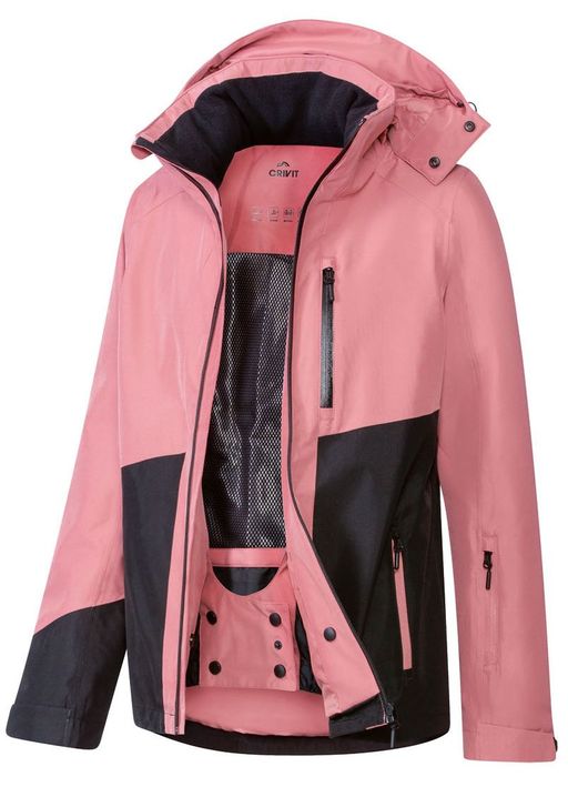 Женская лыжная куртка, ветро- и водонепроницаемая CRIVIT PRO 100355579  1365149492 купить за 6380 ₽
